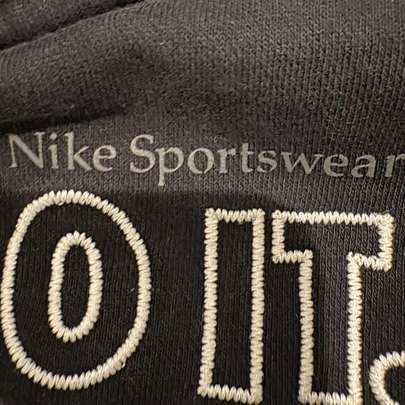 Nike Hoodie Youth Small Just Do It Sportswear Pullover Sweatshirt DD8660-010 - Picture 4 of 8